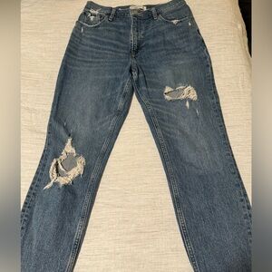 Abercrombie High Rise Mom Jeans